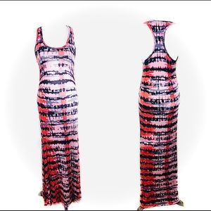 Maxi print dress